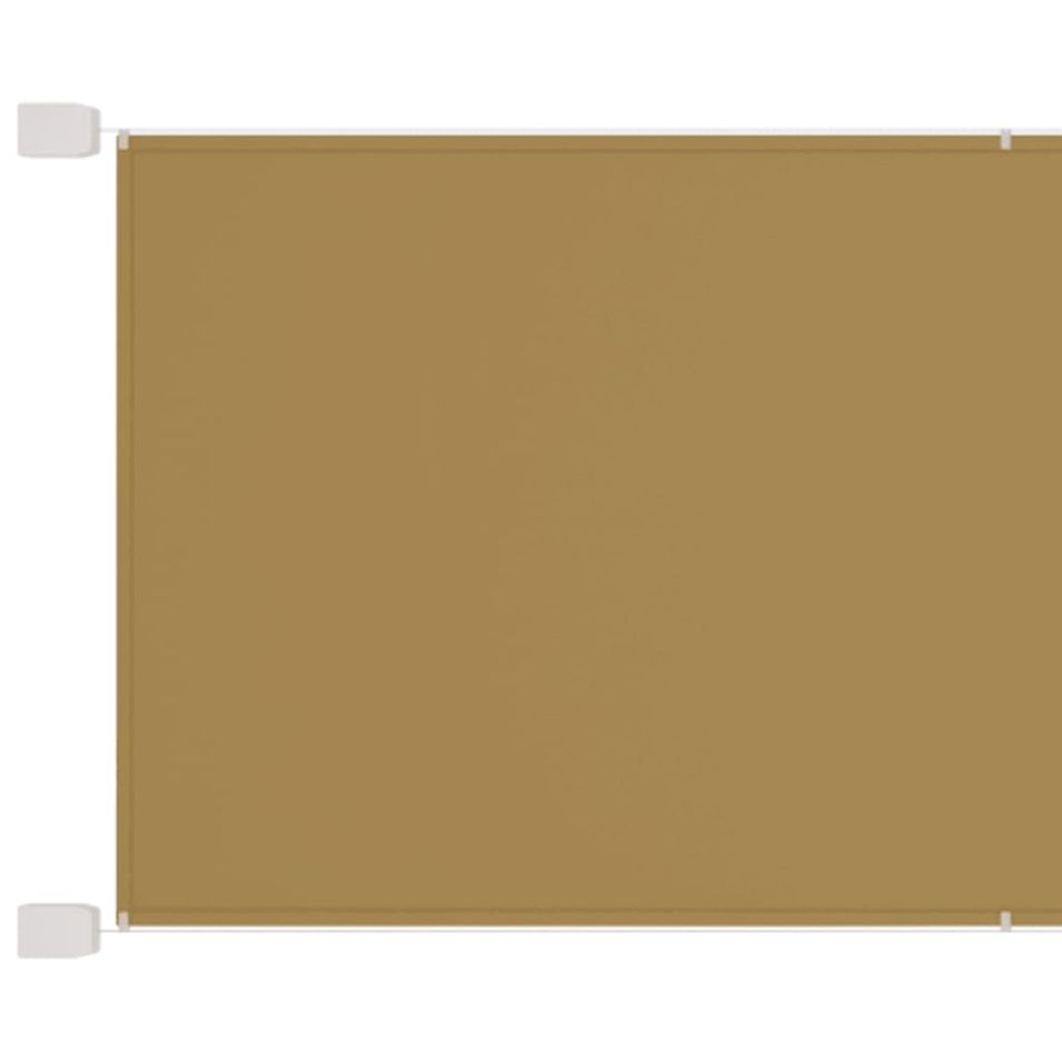Auvent vertical Beige 100x800 cm Tissu oxford - Photo n°1