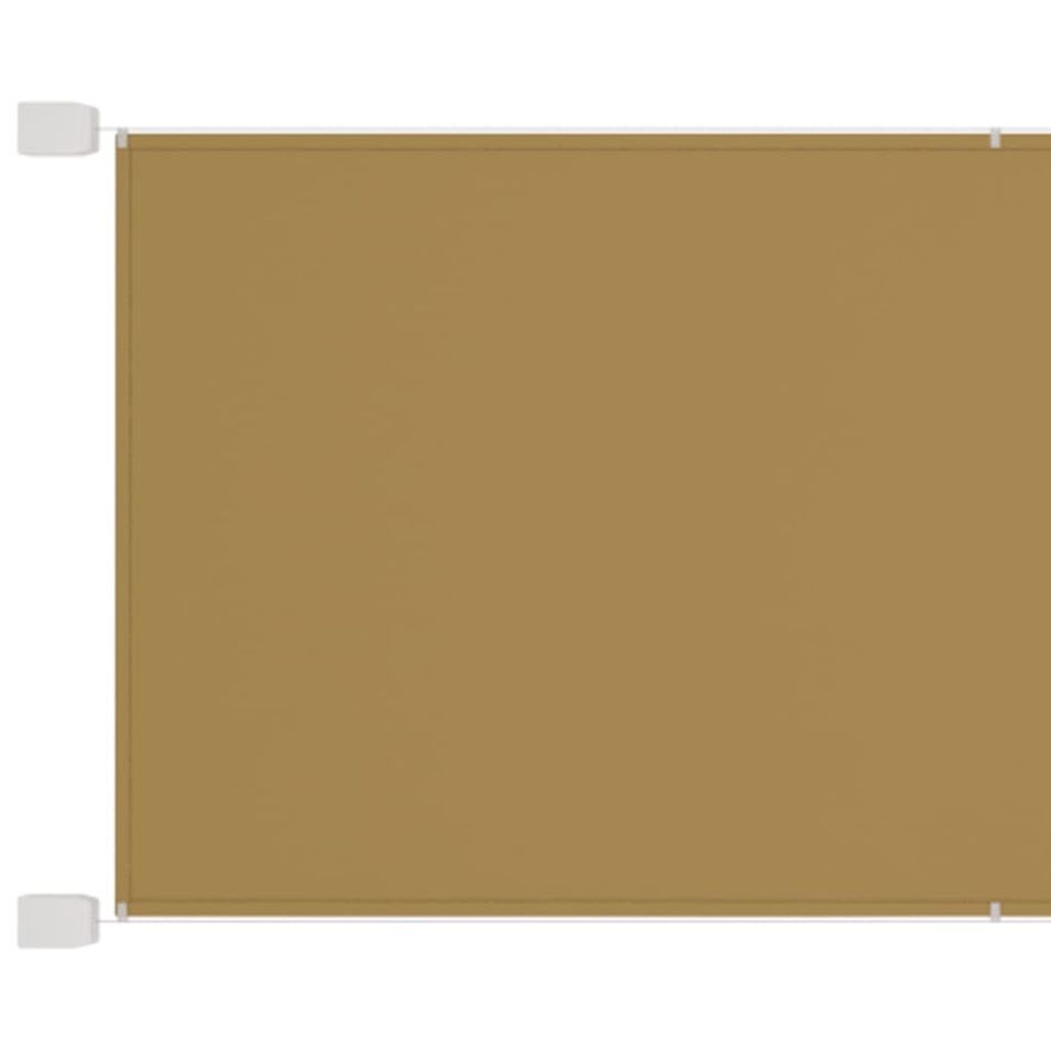 Auvent vertical Beige 140x270 cm Tissu oxford - Photo n°1