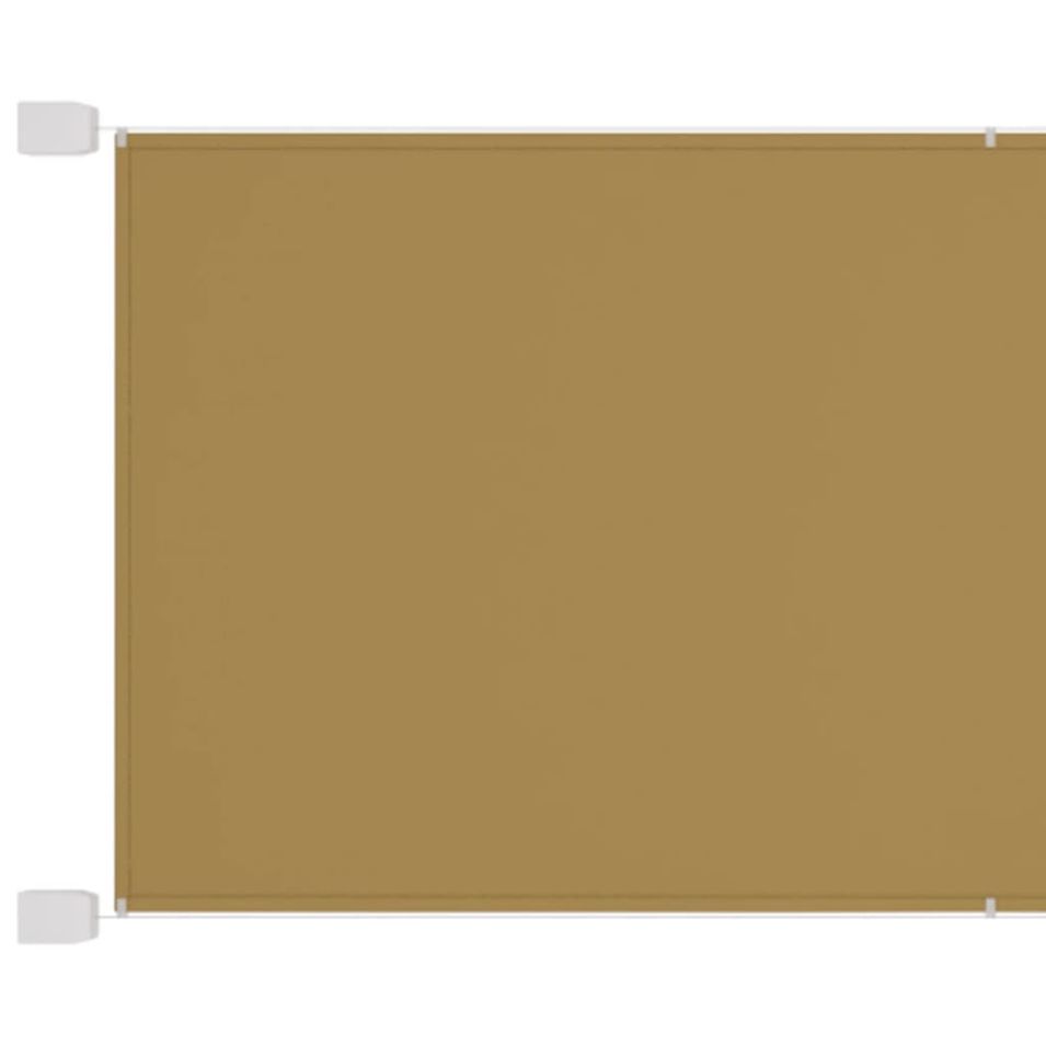 Auvent vertical Beige 140x800 cm Tissu oxford - Photo n°1