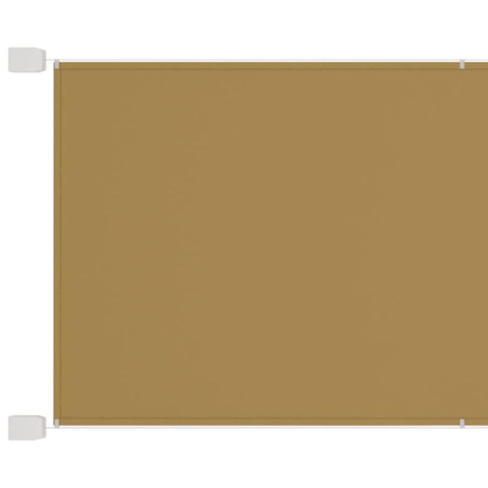Auvent vertical Beige 60x270 cm Tissu oxford - Photo n°1