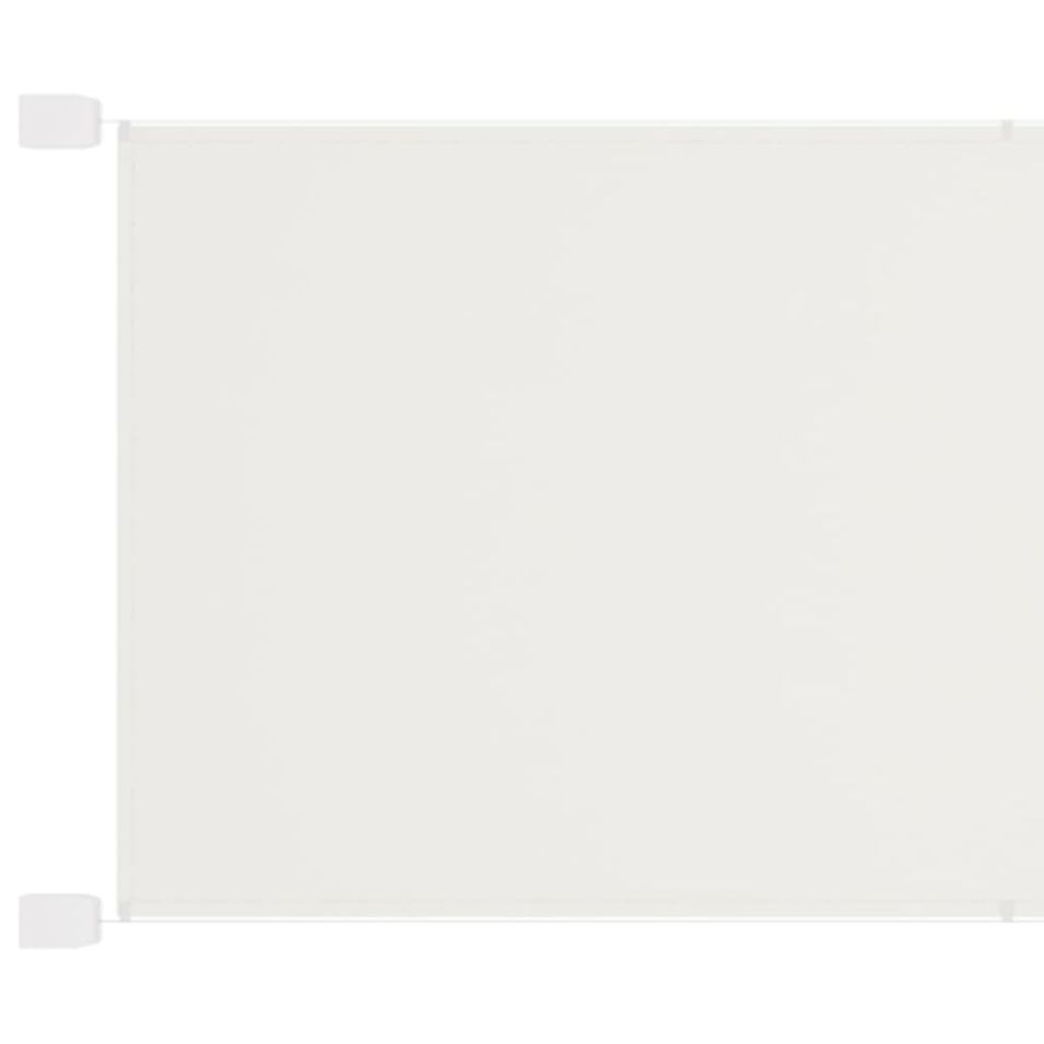 Auvent vertical Blanc 140x800 cm Tissu oxford - Photo n°1