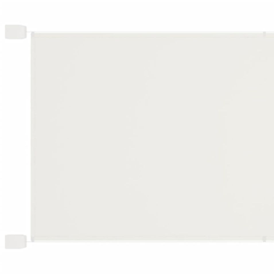 Auvent vertical Blanc 180x1200 cm Tissu oxford - Photo n°1