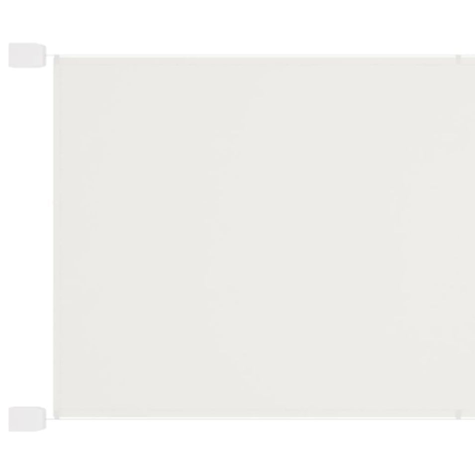 Auvent vertical Blanc 60x800 cm Tissu oxford - Photo n°1