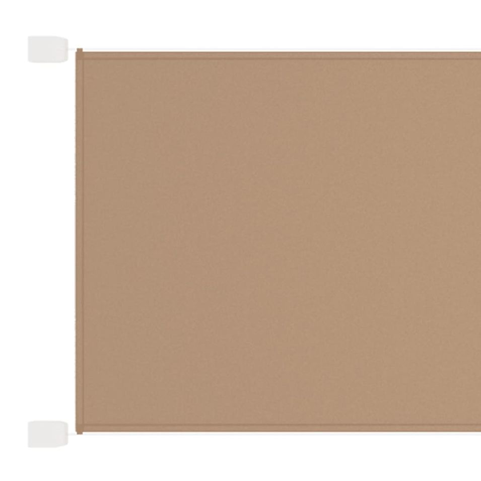Auvent vertical Taupe 200x360 cm Tissu oxford - Photo n°1