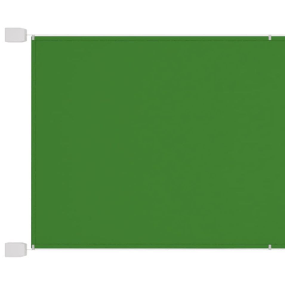 Auvent vertical Vert clair 60x1000 cm Tissu oxford - Photo n°1