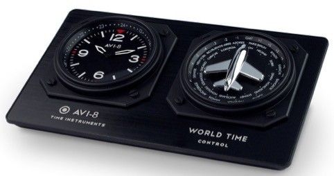 Avi-8 Orologio Da Tavolo O Parete / Wall Clock - Table Clock 17cm X 10cm AVI-CLOCK-01 - Photo n°1