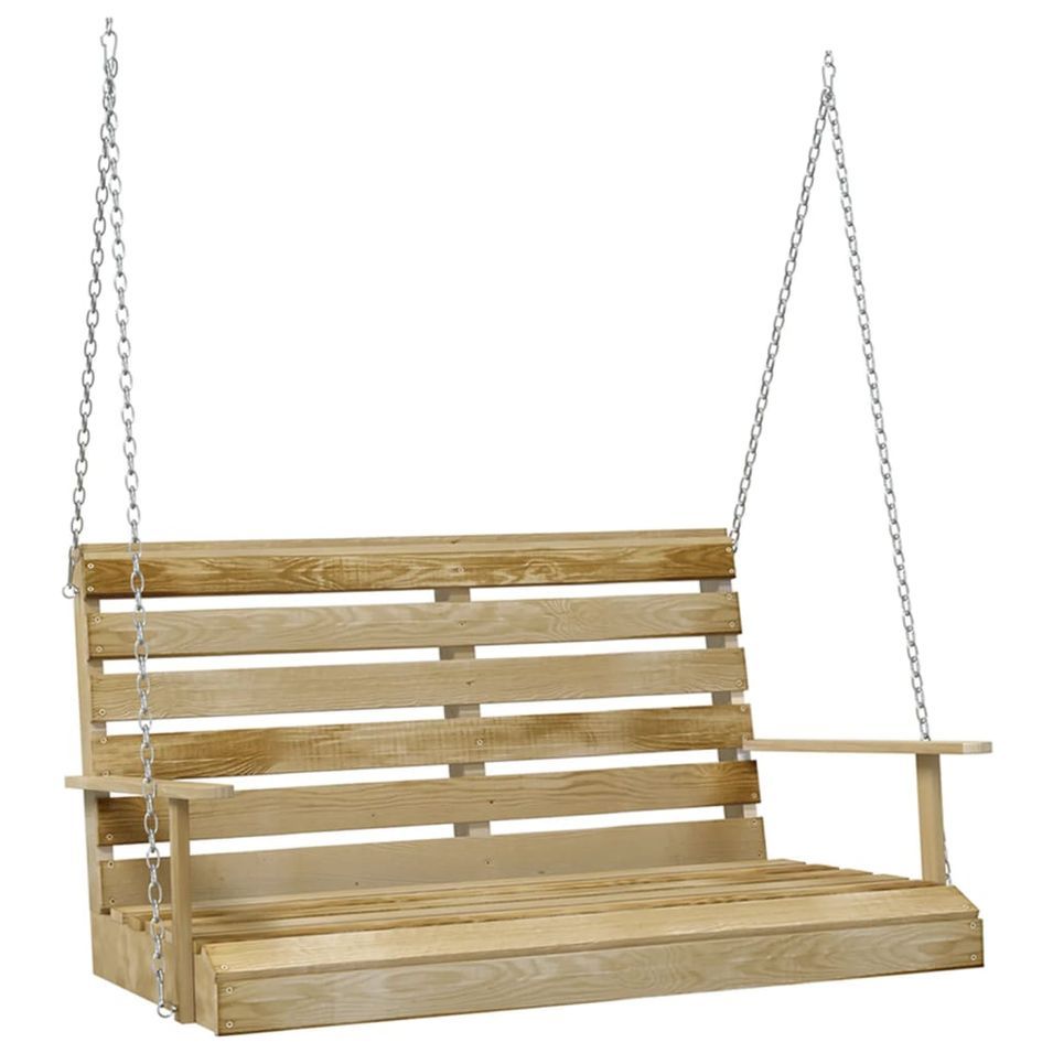Balancelle 110 cm Bois de pin imprégné - Photo n°1