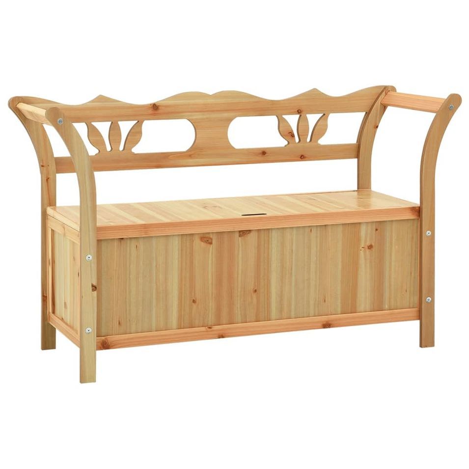 Banc 107x45x75,5 cm Bois de sapin solide - Photo n°1
