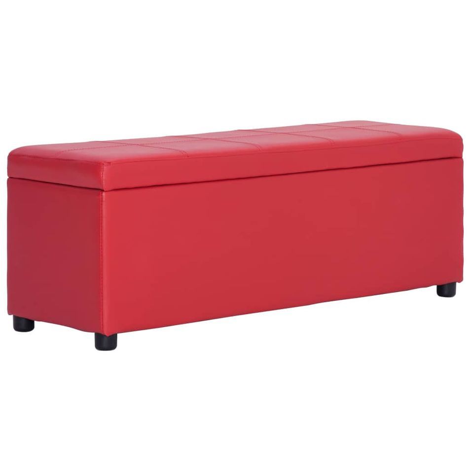 Banc avec coffre de rangement en Cuir artificiel Ronda – Élégance et fonctionnalité - Photo n°1