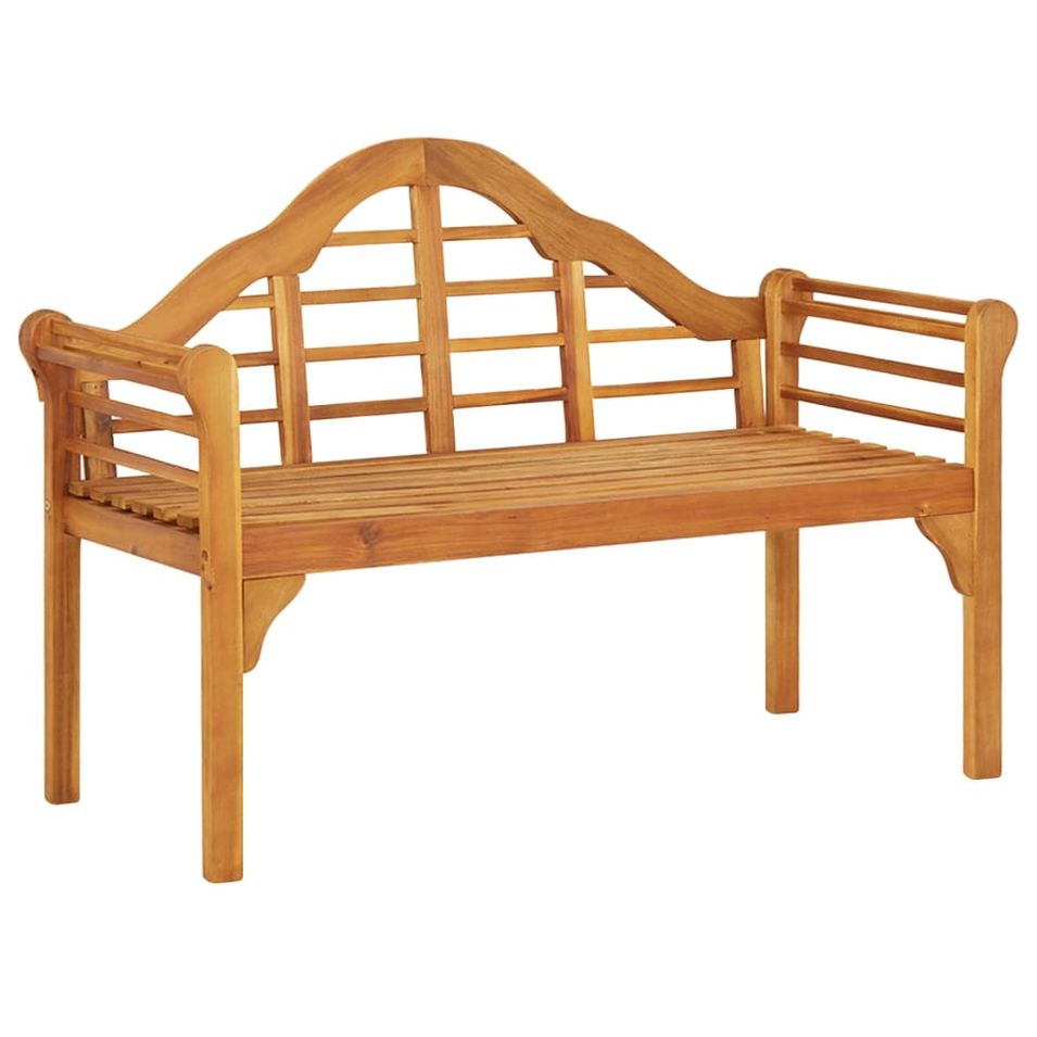 Banc de jardin 125 cm Bois d'acacia solide - Photo n°1