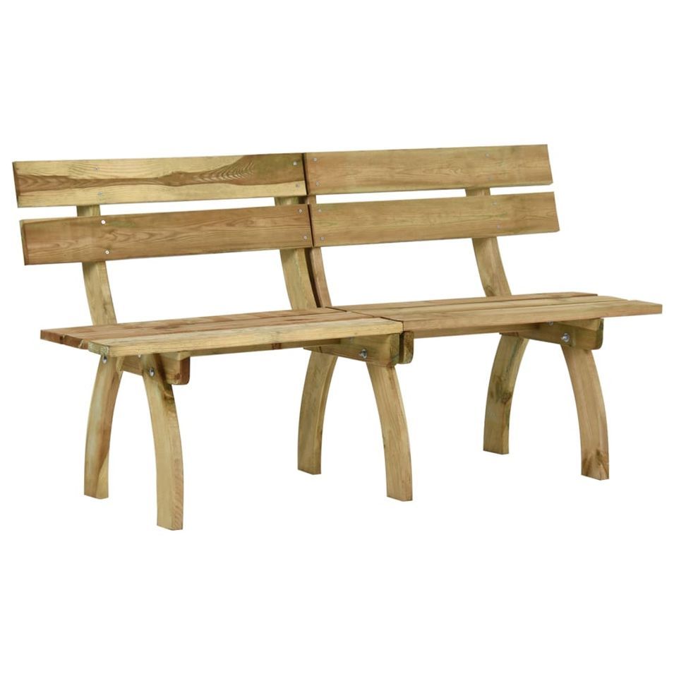 Banc de jardin 160 cm Bois de pin imprégné - Photo n°1