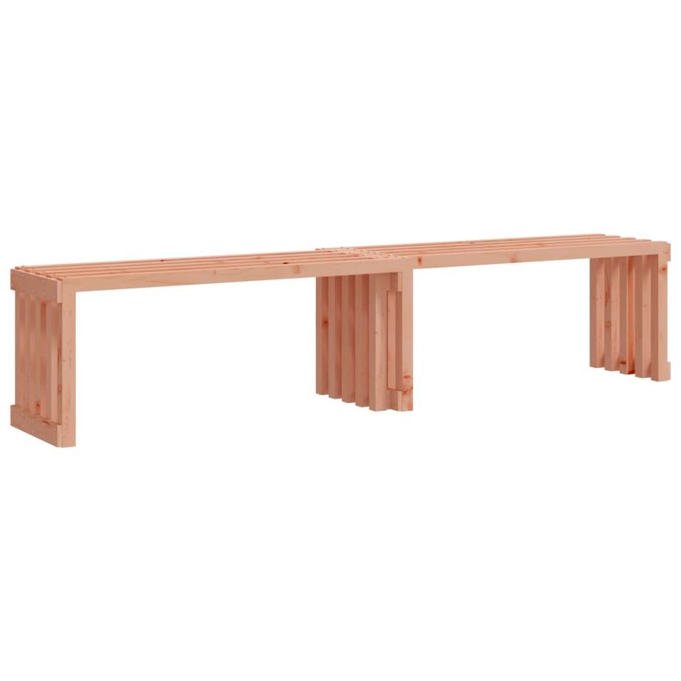 Banc de jardin extensible 212,5x40,5x45 cm bois massif douglas - Photo n°1