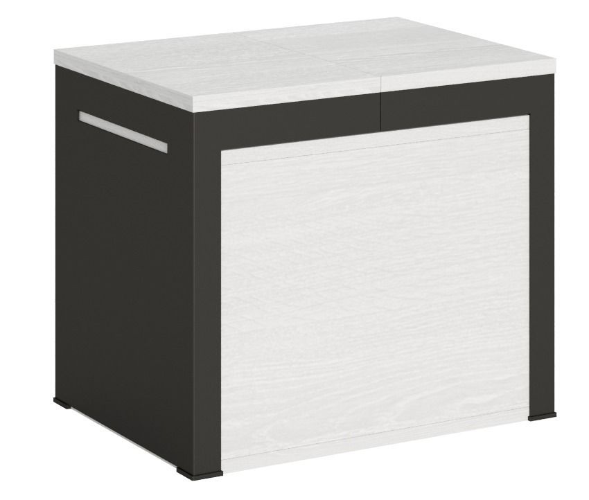 Banc extensible bois et métal 55 à 305 cm Walk - Photo n°1