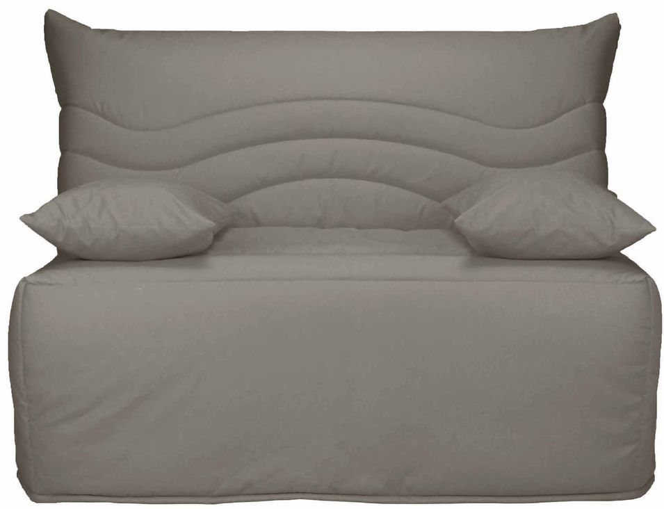 Banquette BZ microfibre 140x200 cm matelas 12 cm Brioca - Photo n°1