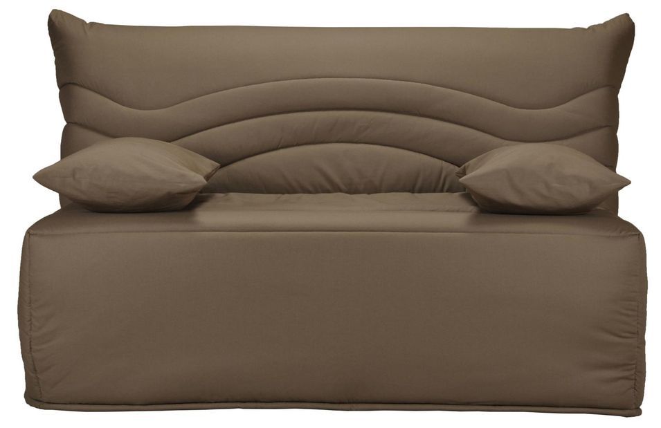 Banquette BZ tissu matelas Sofaconfort 12 cm Brioca - Photo n°1