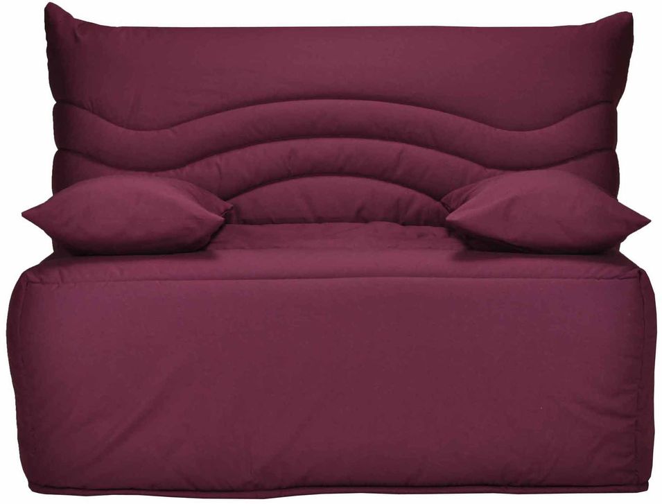 Banquette BZ tissu matelas Sofaconfort 12 cm Brioca - Photo n°1