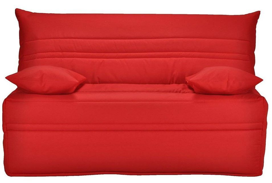 Banquette BZ tissu matelas Sofaconfort 9 cm Optale 143 cm - Photo n°1