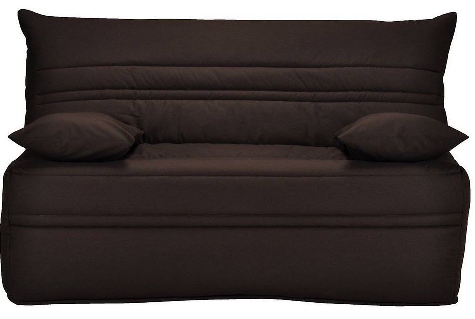 Banquette BZ tissu matelas Sofaconfort 9 cm Optale 143 cm - Photo n°1