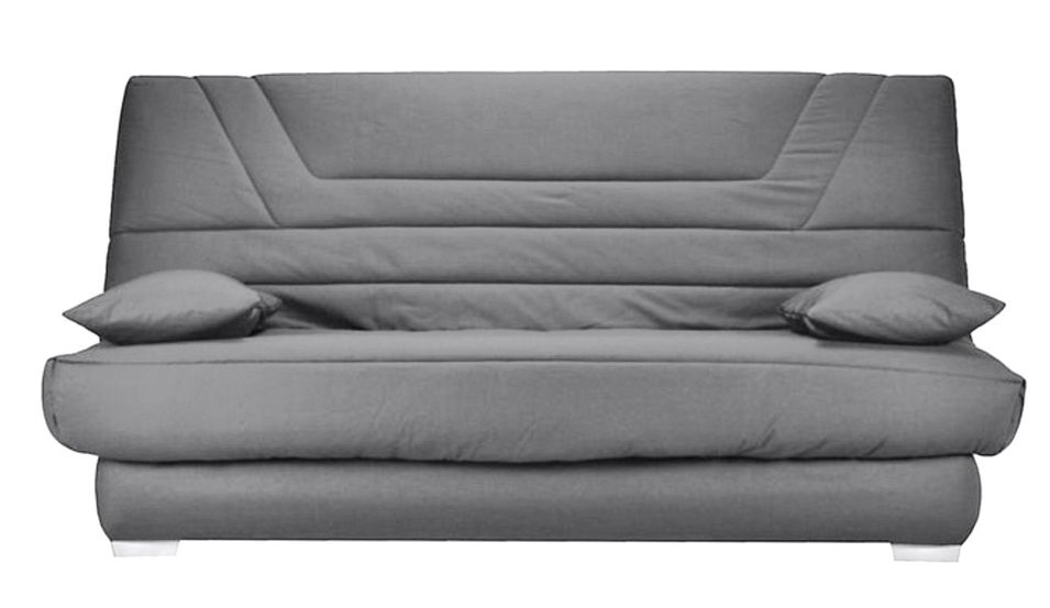 Banquette Clic Clac tissu matelas Bultex 14 cm avec rangement Bary - Photo n°1