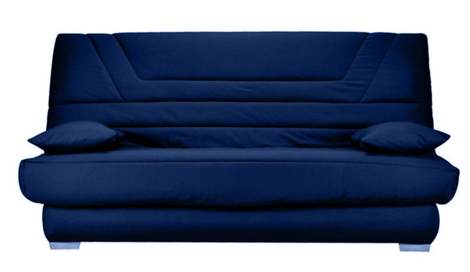 Banquette Clic Clac tissu matelas Bultex 14 cm avec rangement Bary - Photo n°1