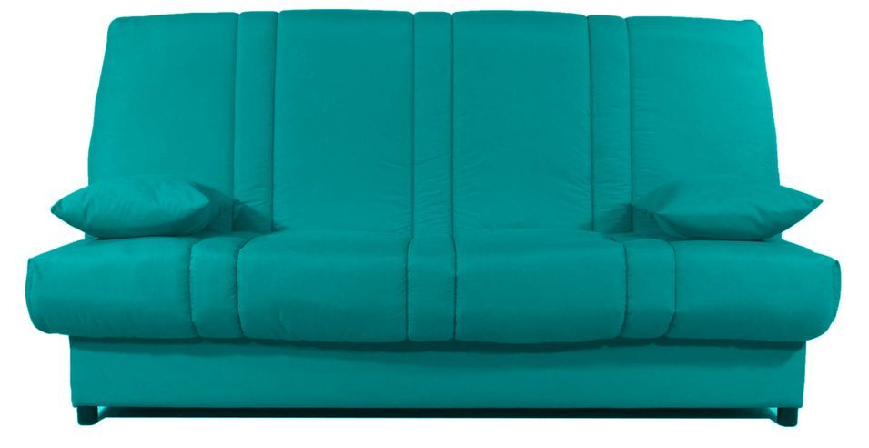 Banquette Clic-clac tissu 130x190 cm matelas Sofaconfort 14 cm avec rangement Sofia - Photo n°1