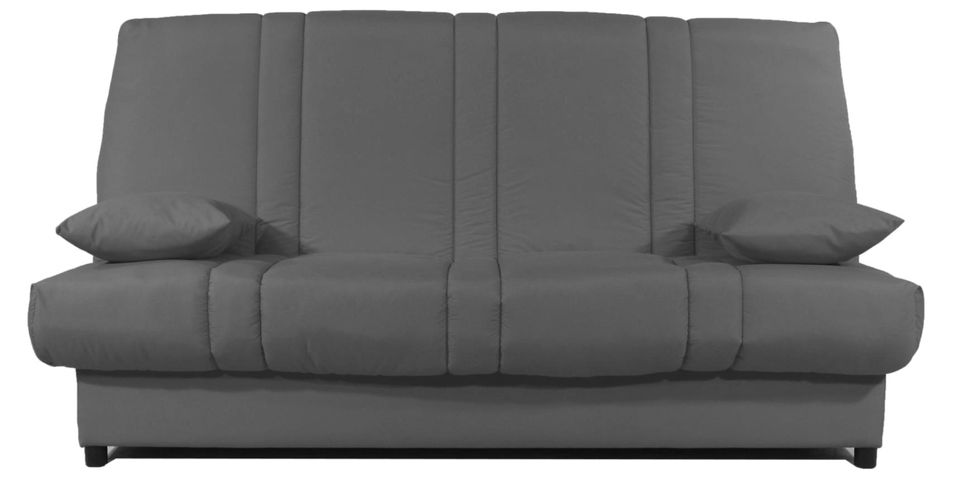 Banquette Clic-clac tissu 130x190 cm matelas Sofaconfort 14 cm avec rangement Sofia - Photo n°1