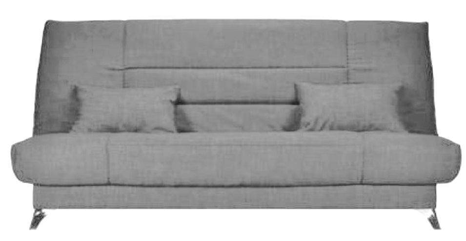 Banquette Clic-clac tissu 130x190 cm matelas Starflex 13 cm avec rangement Kalix - Photo n°1