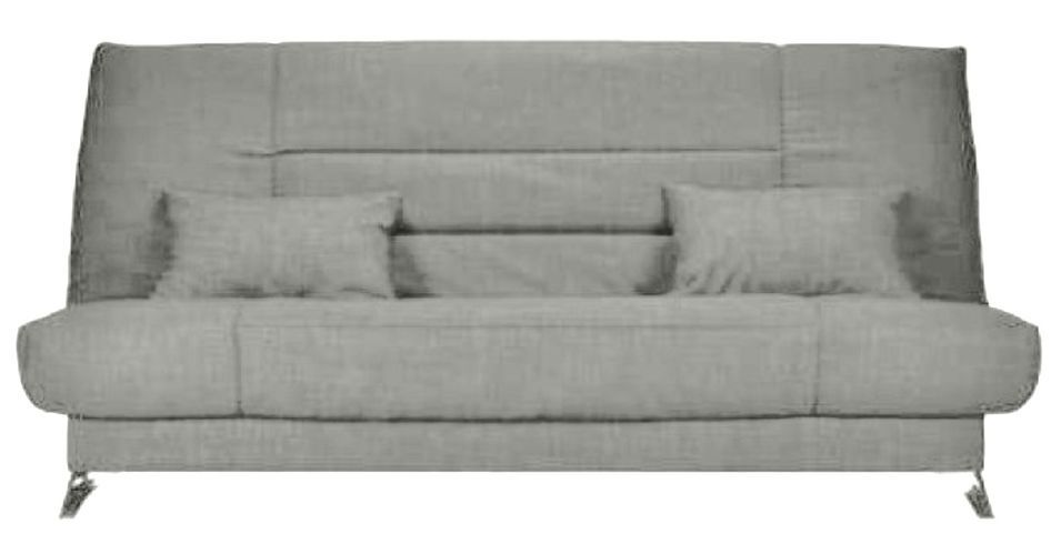 Banquette Clic-clac tissu 130x190 cm matelas Starflex 13 cm avec rangement Malax - Photo n°1