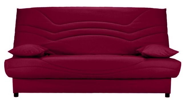 Banquette Clic Clac tissu matelas Starbed 13 cm avec coffre de rangement Kistar 130x190 cm - Photo n°1