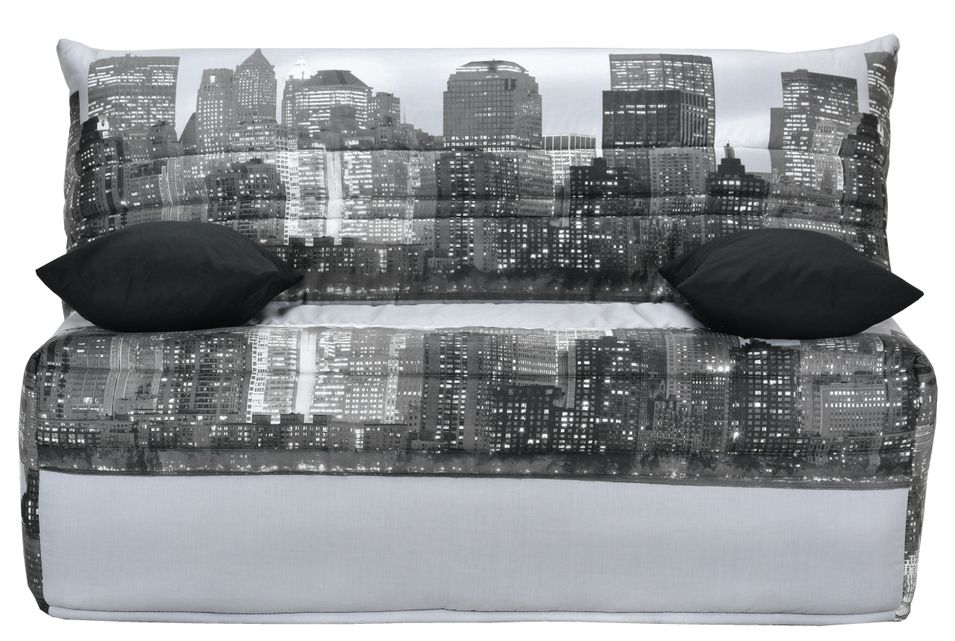Banquette lit accordéon 2 places 140x190 cm Manhattan Optale - Photo n°1