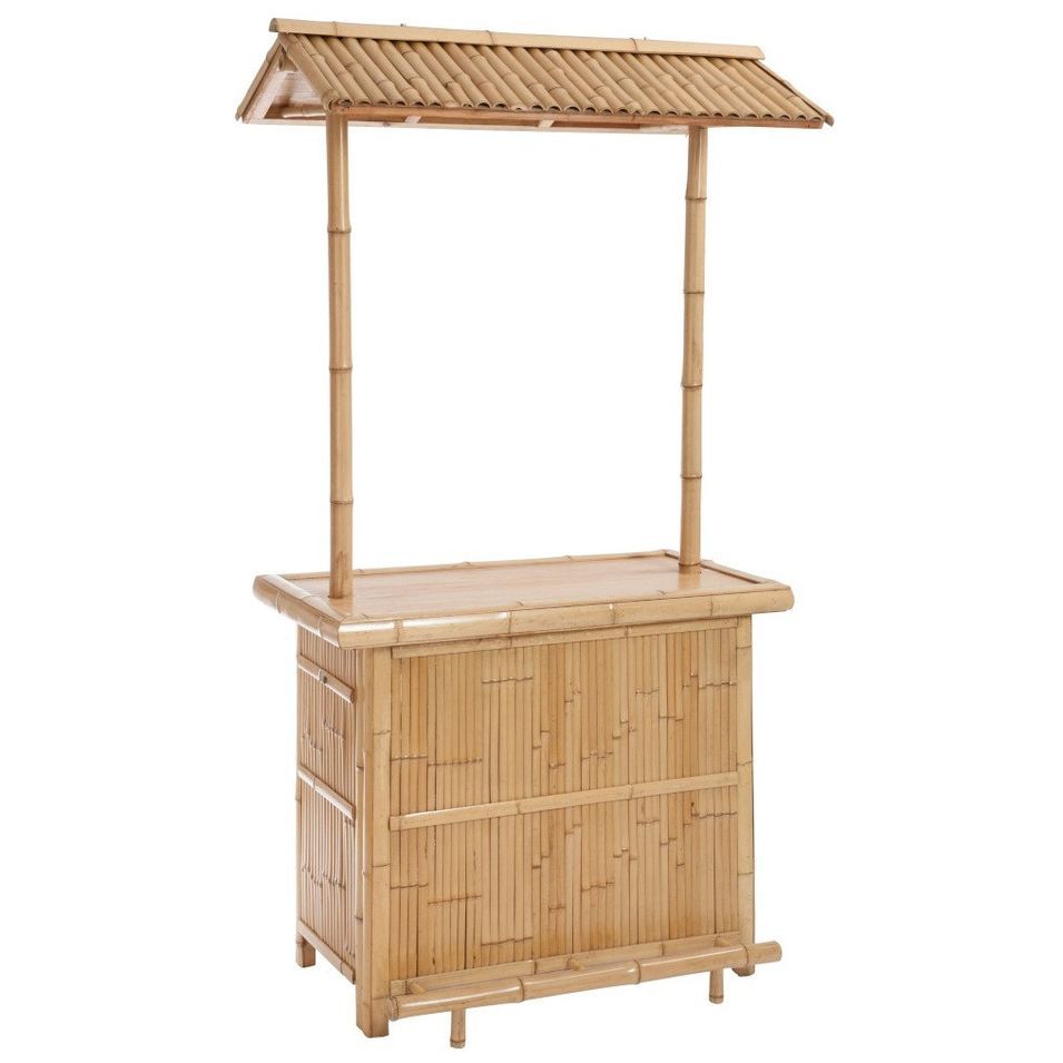 Bar de jardin bambou clair Nayra - Photo n°1