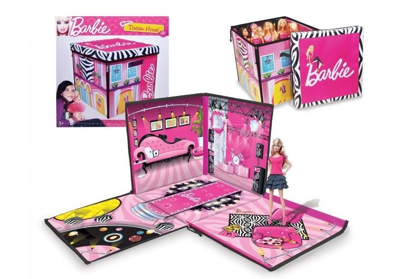 Barbie zipbin boîte de jeu et de rangement 
