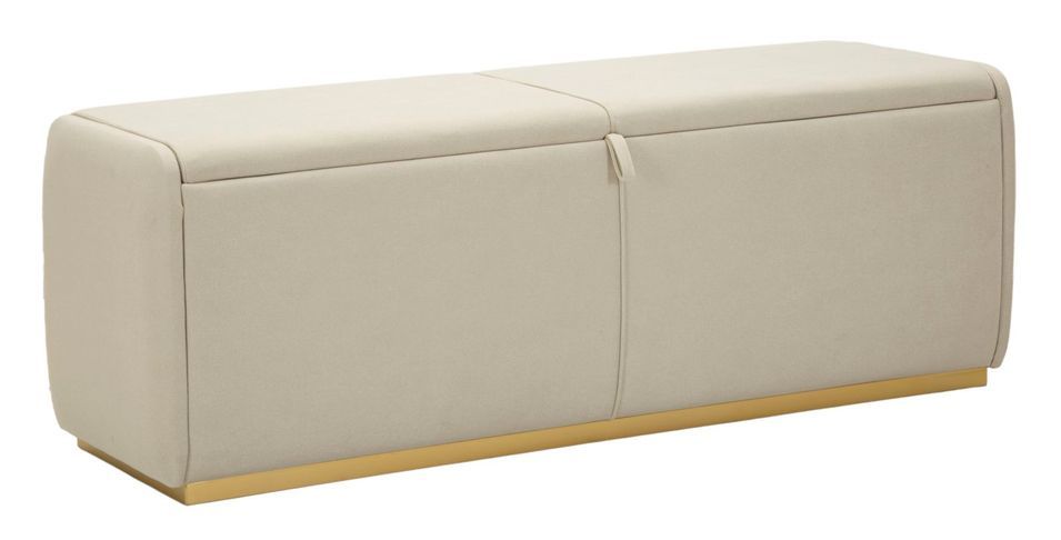 Beau banc avec rangement 130 x 45 x 45 cm - Photo n°1