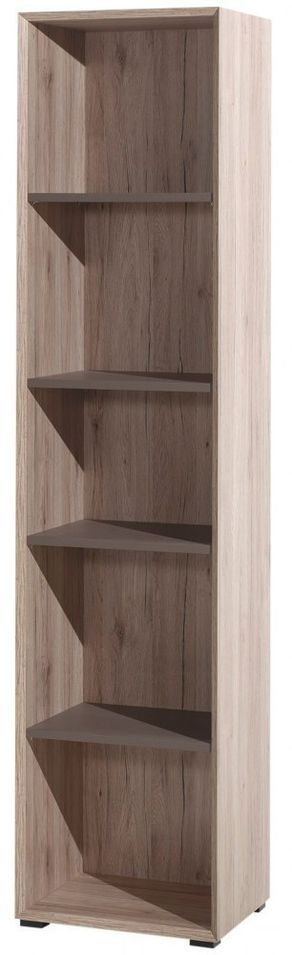 Bibliothèque 5 niveaux bois clair et marron Foresta - Photo n°1