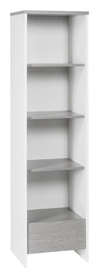 Bibliothèque bébé bois blanc et gris Vicky - Photo n°1