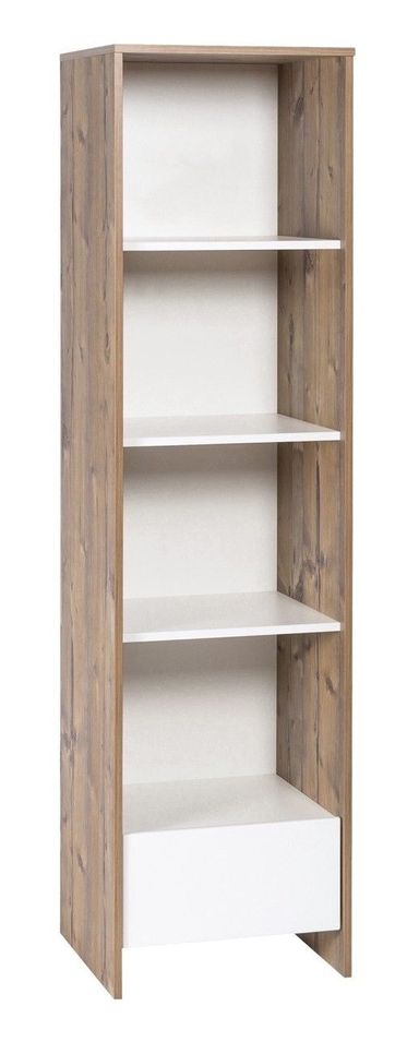 Bibliothèque bébé bois foncé et blanc Timber - Photo n°1