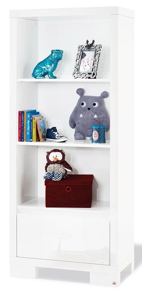 Bibliothèque bébé bois laquée blanche Sky - Photo n°1