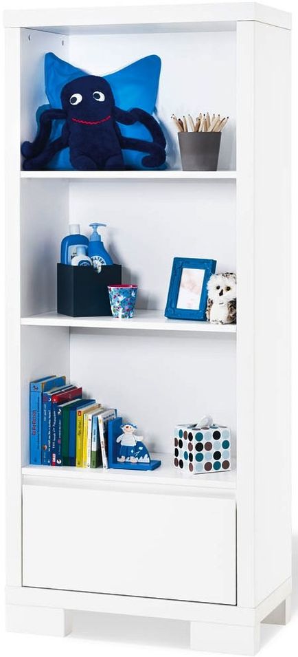 Bibliothèque bébé laquée blanche Sky - Photo n°1