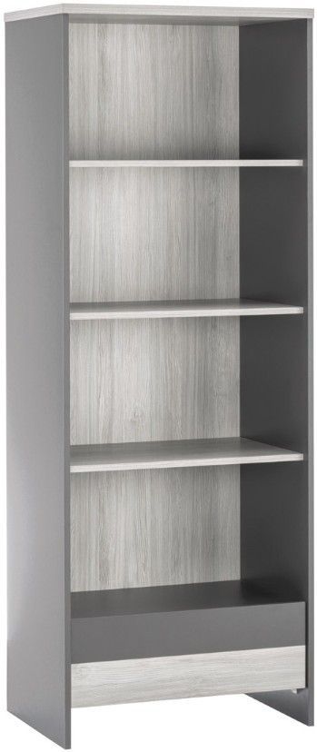 Bibliothèque bébé pin massif gris Clou - Photo n°1