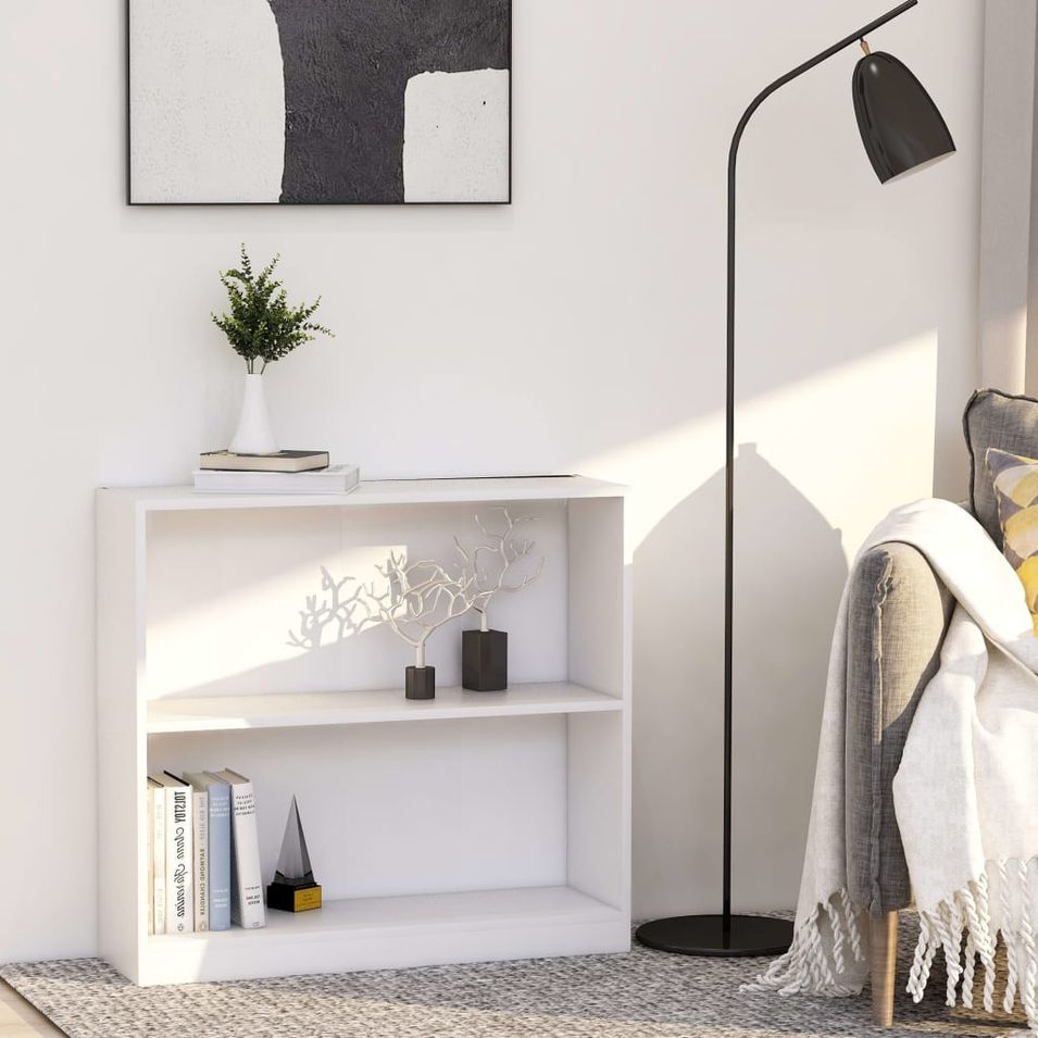 Bibliothèque Blanc 80 x 24 x 75 cm - Photo n°1