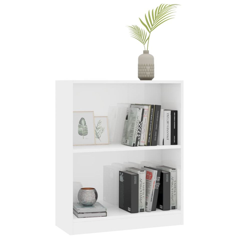 Bibliothèque Blanc brillant 60 x 24 x 74,5 cm - Photo n°1
