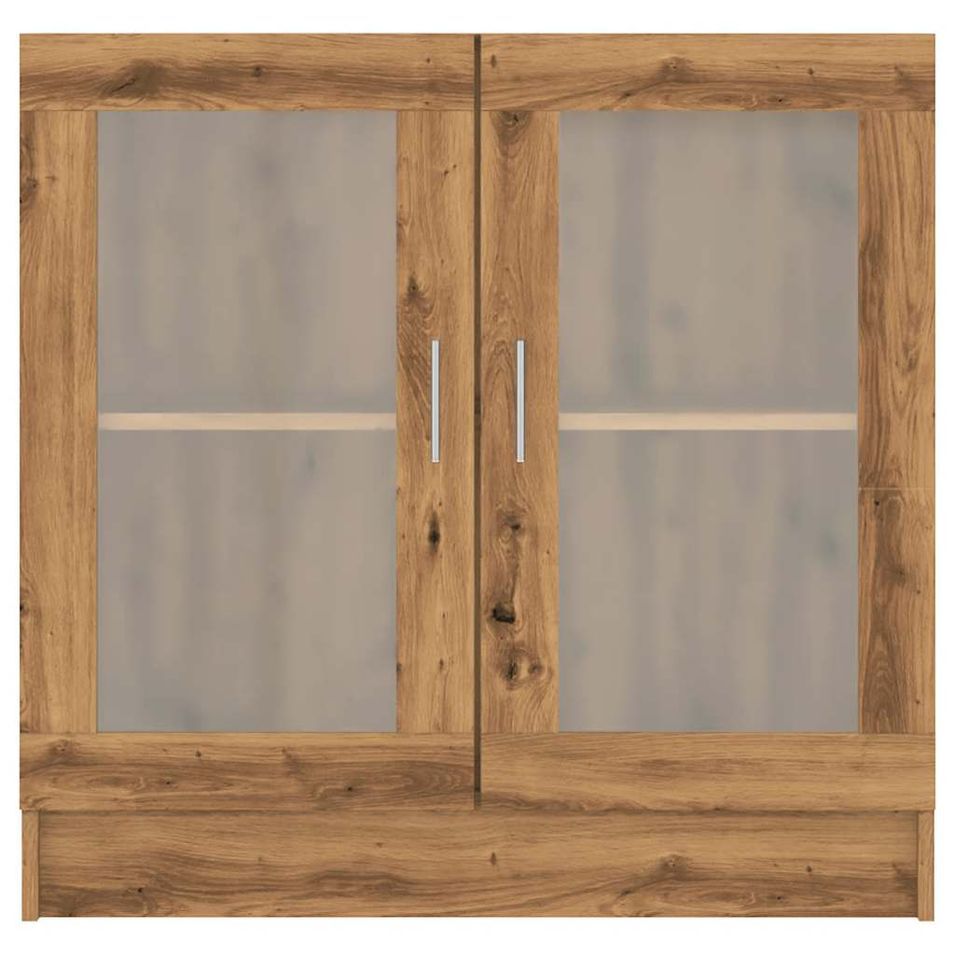 Bibliothèque chêne artisanal 82,5x30,5x80 cm bois d'ingénierie - Photo n°1