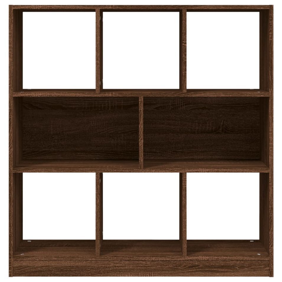 Bibliothèque Chêne marron 97,5x29,5x100 cm Bois d'ingénierie - Photo n°1