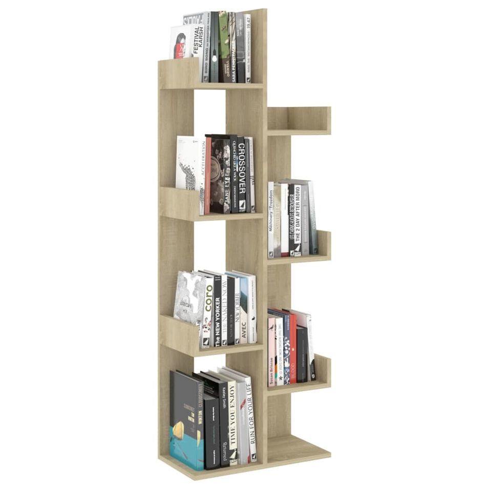 Bibliothèque Chêne sonoma 48x25,5x140 cm - Photo n°1