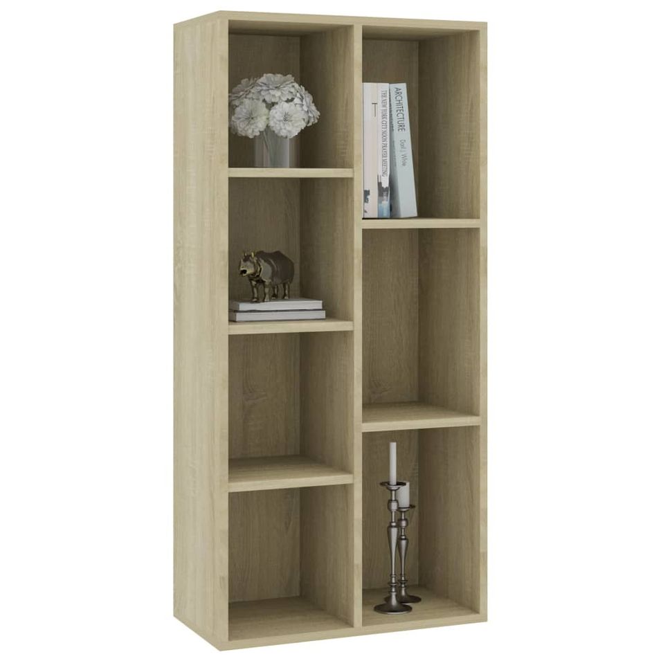Bibliothèque Chêne Sonoma 50x25x106 cm - Photo n°1