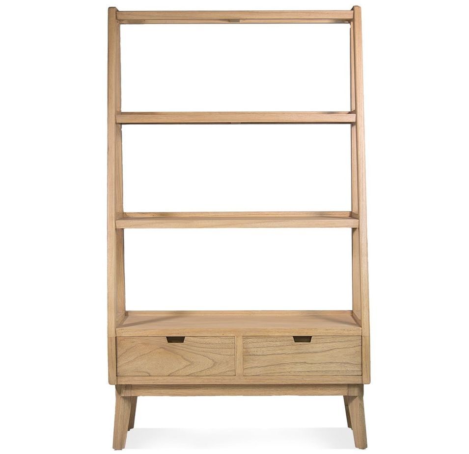 Bibliothèque en bois massif LANDY – Design naturel - Photo n°1