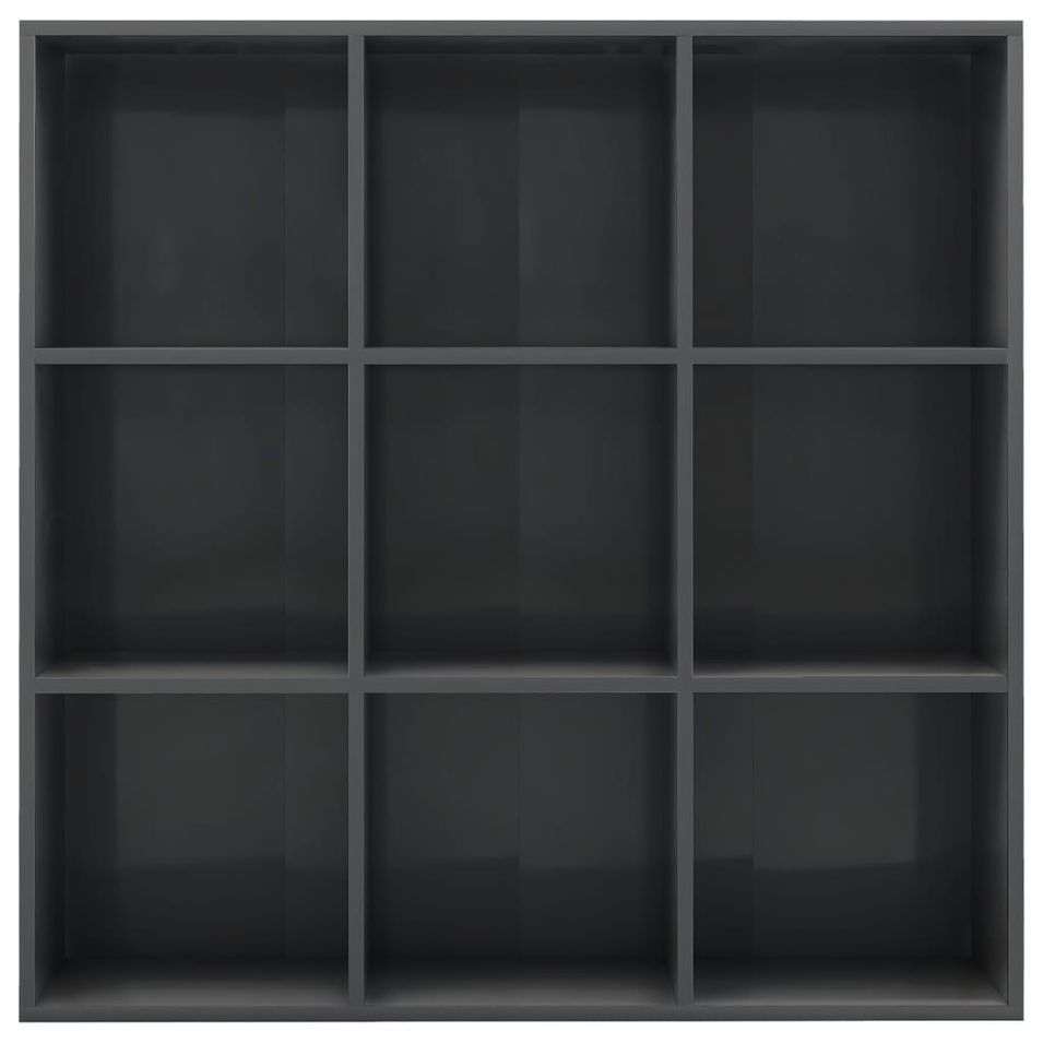 Bibliothèque étagère en bois Valika 98 cm - 9 niches - Photo n°1