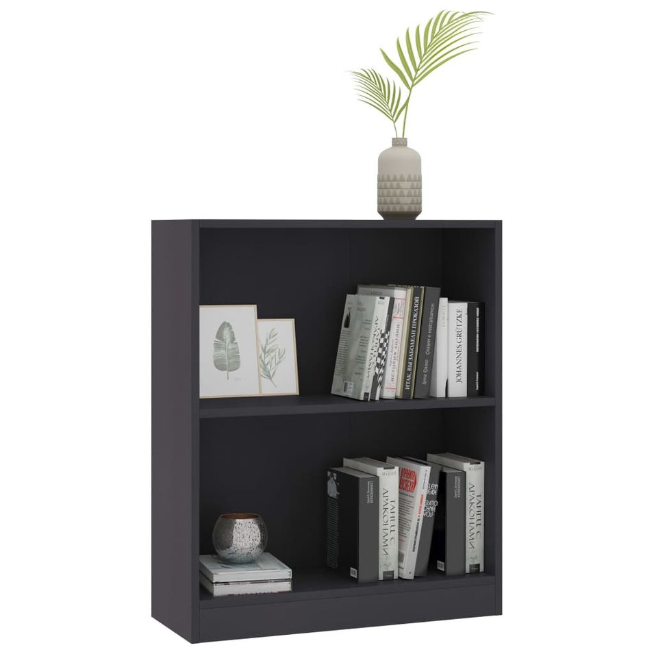 Bibliothèque Gris 60 x 24 x 74,5 cm - Photo n°1