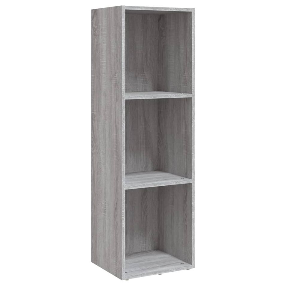 Bibliothèque/Meuble TV sonoma gris 36x30x114 cm bois ingénierie - Photo n°1