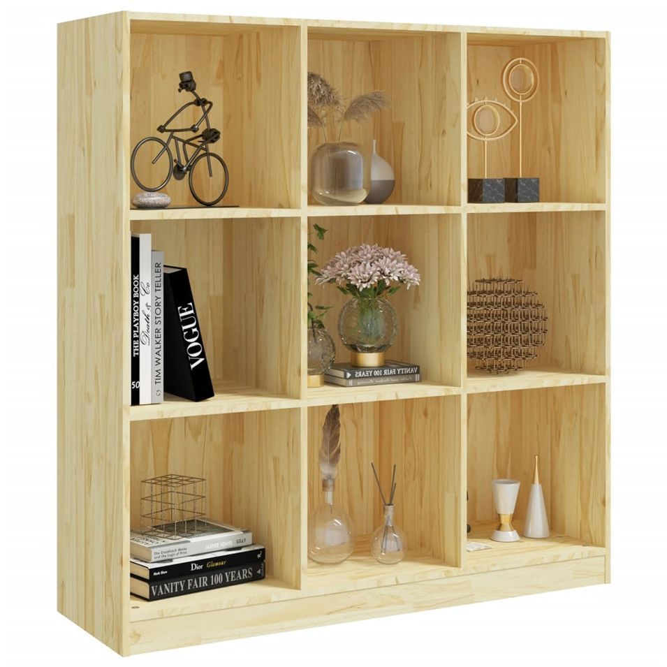 Bibliothèque/Séparateur de pièce 104x33,5x110 cm Pin massif - Photo n°1